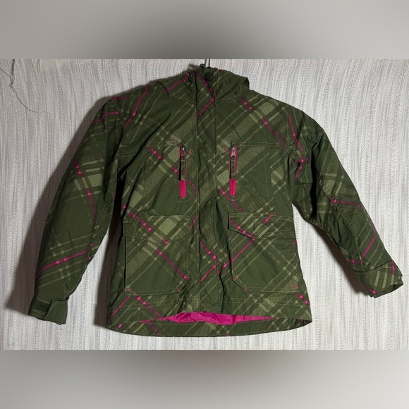 Columbia Green and Pink Women's Jacket - Picture 1 of 4